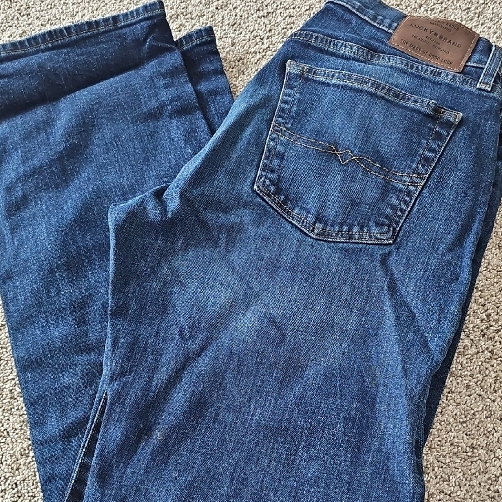 Lucky Brand Dark Blue Relaxed Jeans